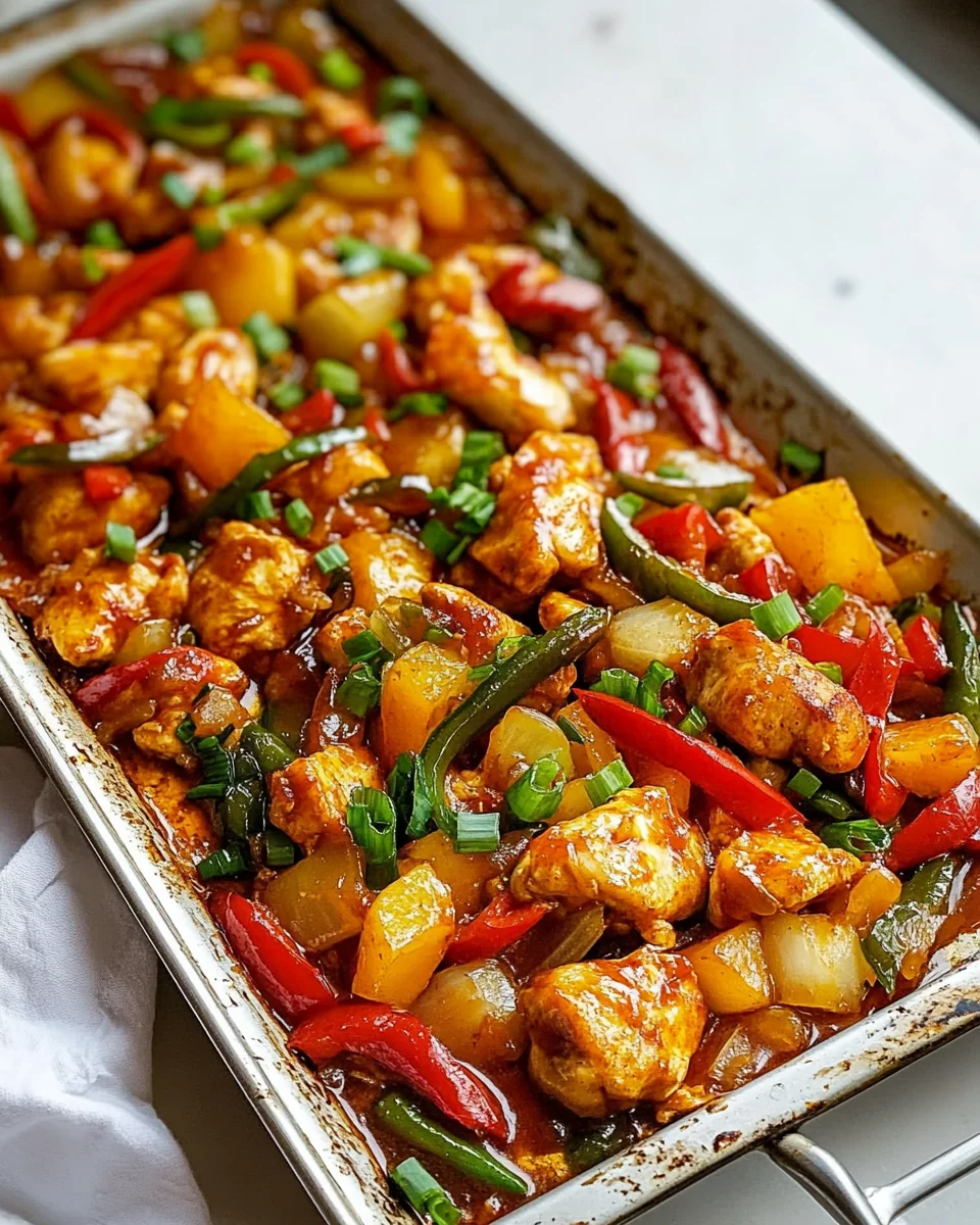 Sheet Pan Sweet and Sour Chicken Made Simple and Delicious - additional image