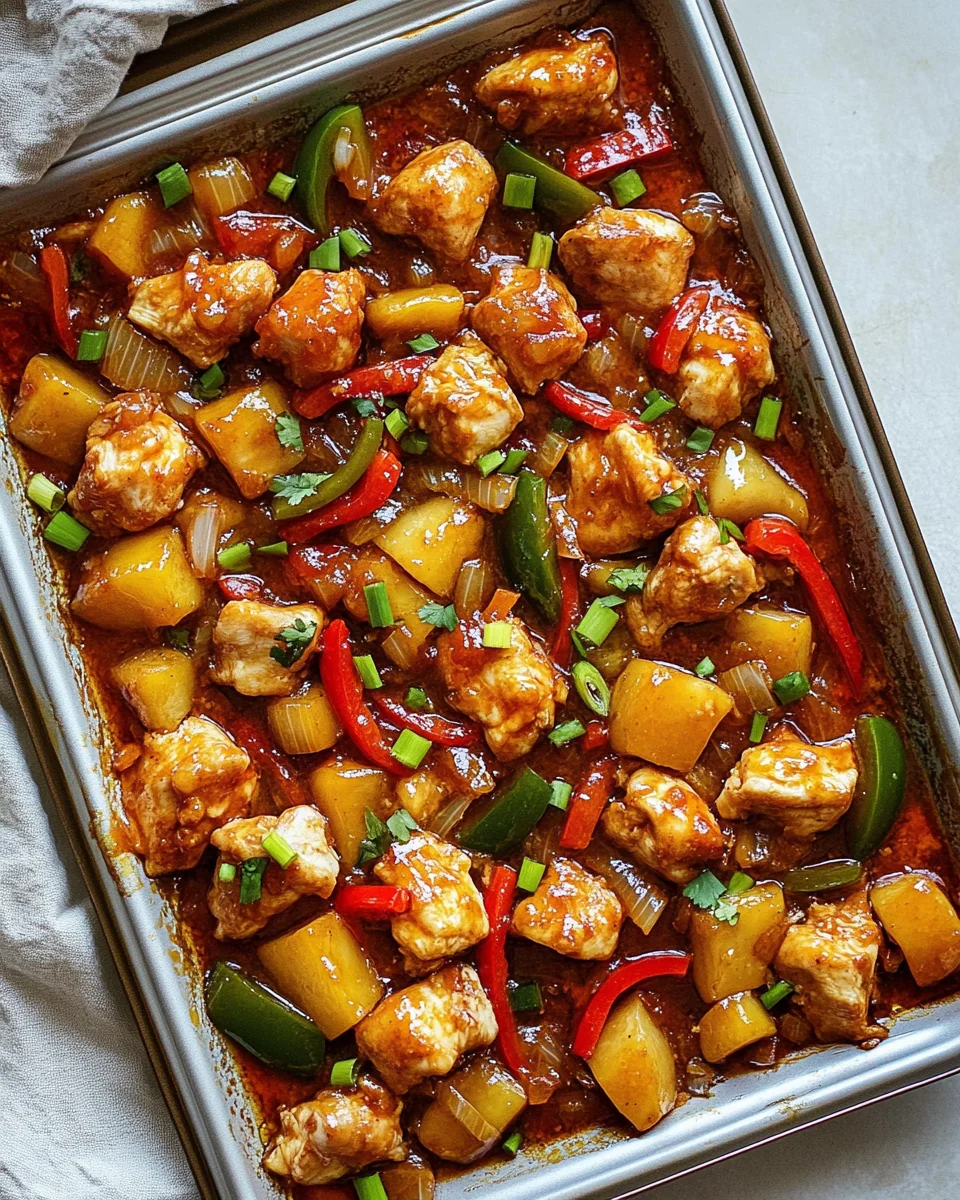 Sheet Pan Sweet and Sour Chicken Made Simple and Delicious - additional image
