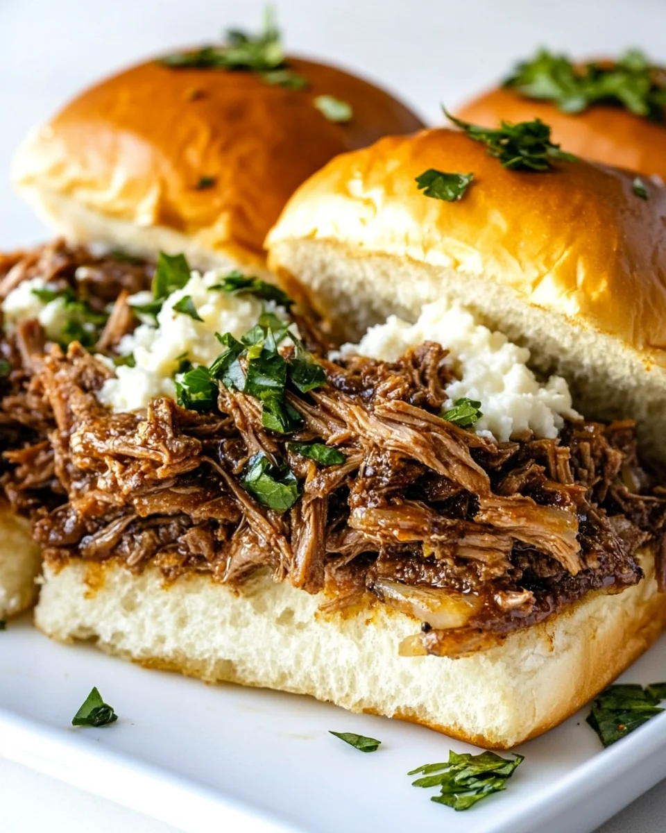 Savory Shredded Beef Sliders for a Comforting Meal - additional image