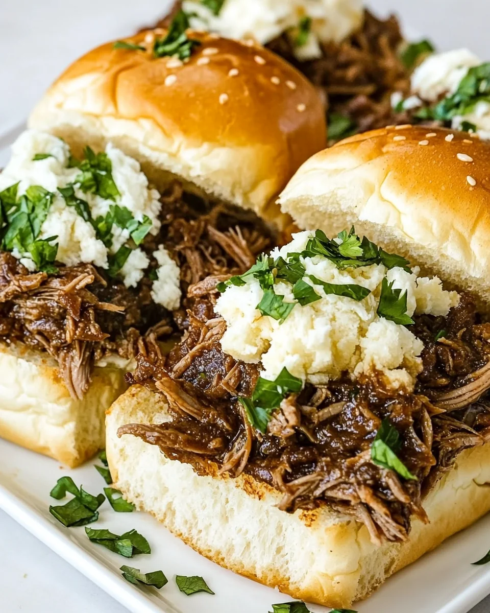 Savory Shredded Beef Sliders for a Comforting Meal - additional image