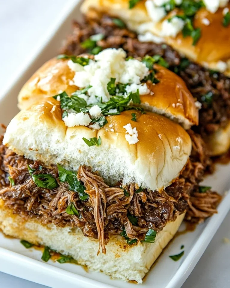 Savory Shredded Beef Sliders for a Comforting Meal