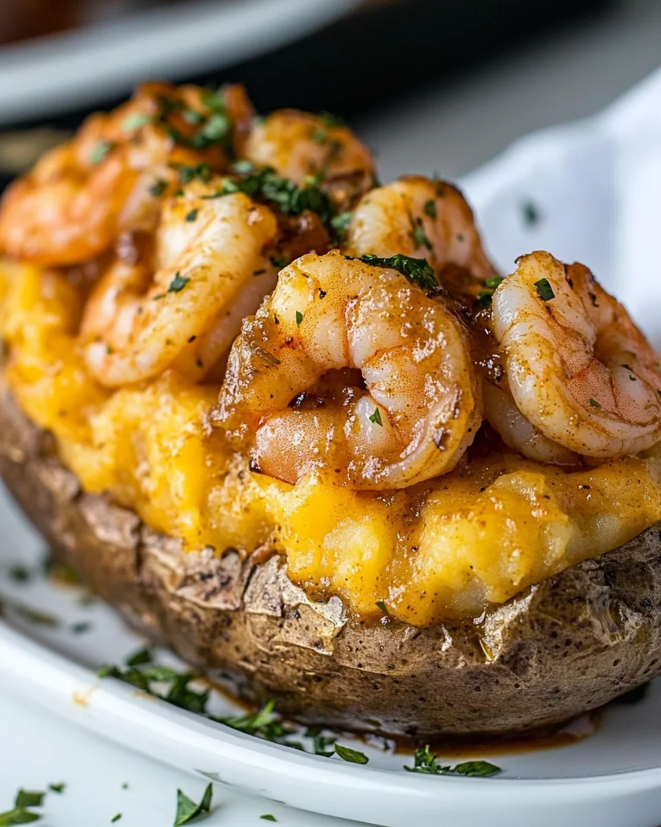 Delicious Shrimp Boil Twice Baked Potatoes - additional image
