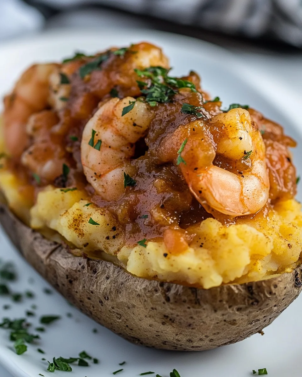 Delicious Shrimp Boil Twice Baked Potatoes - additional image