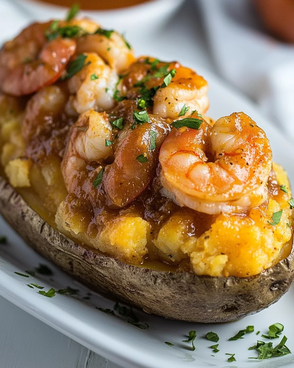 Delicious Shrimp Boil Twice Baked Potatoes - additional image