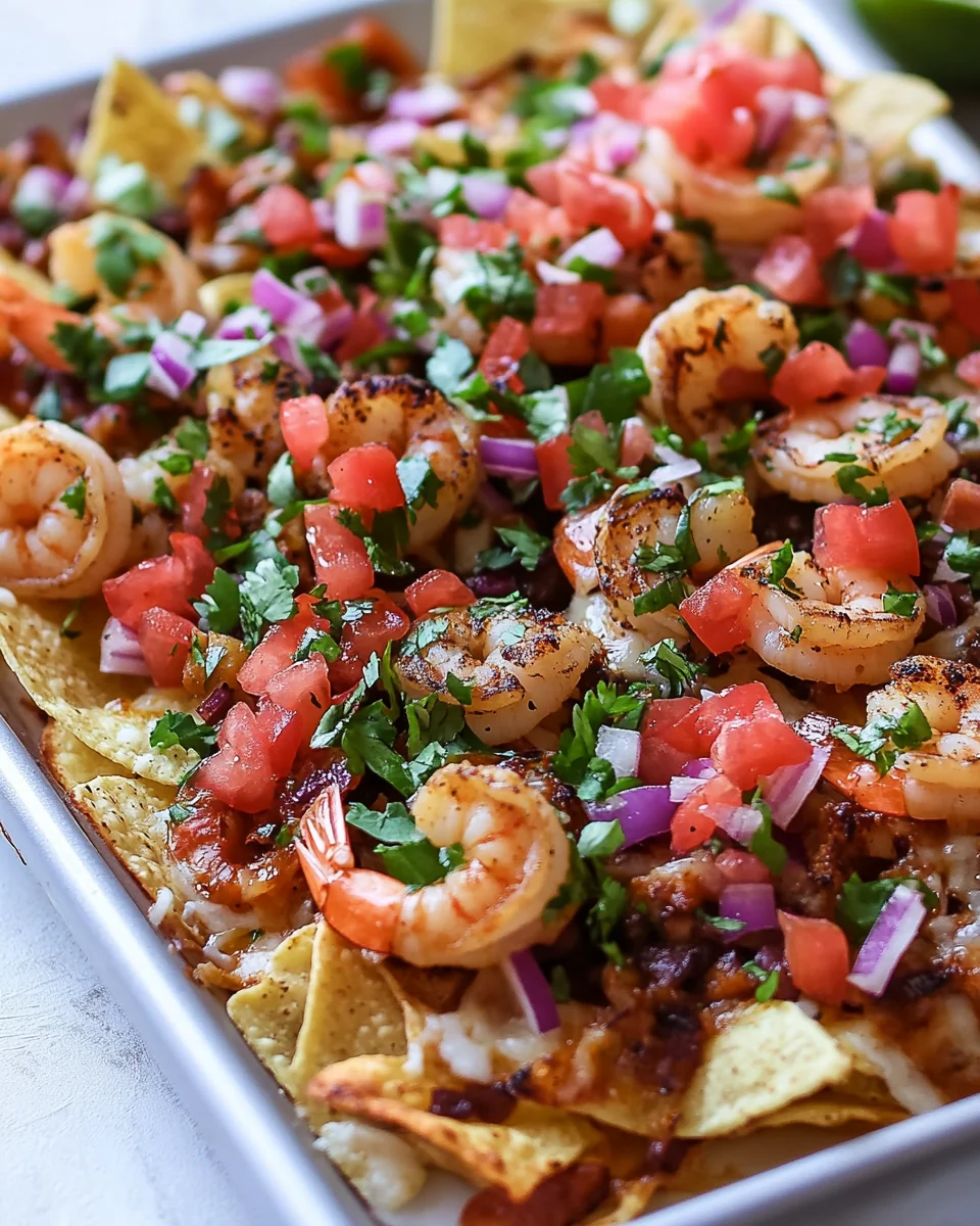 Simple Shrimp Nachos With Fresh Ingredients - additional image