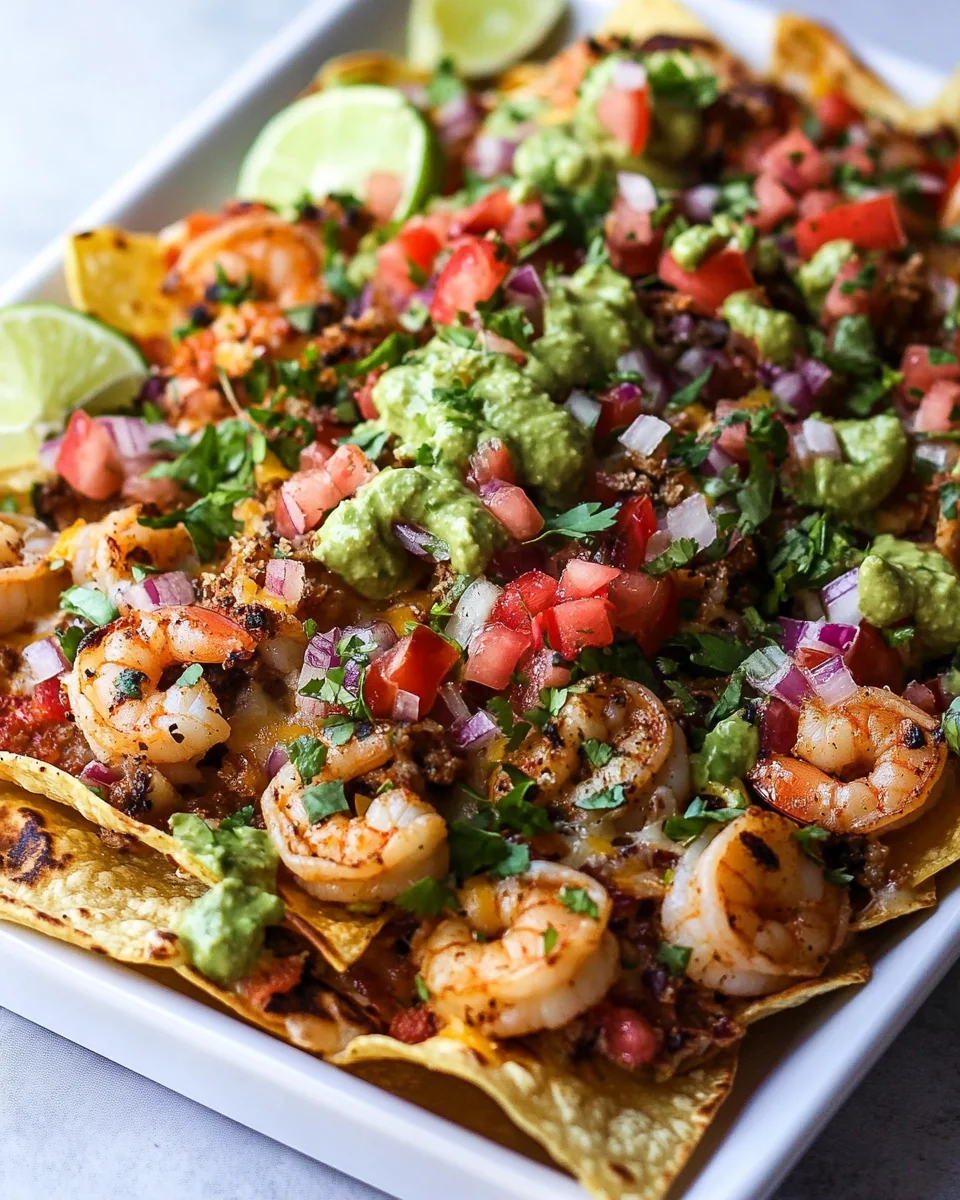 Simple Shrimp Nachos With Fresh Ingredients - additional image