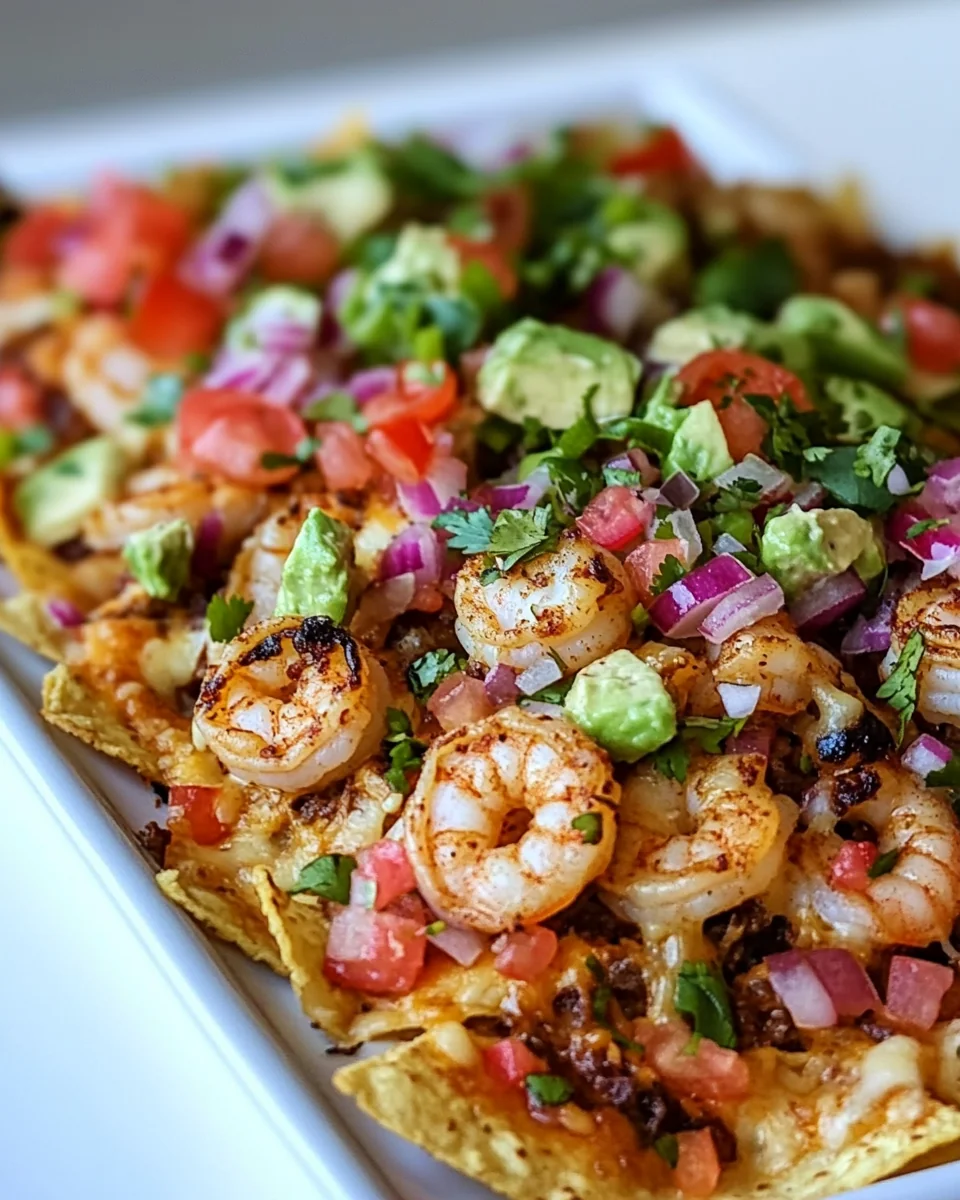 Simple Shrimp Nachos With Fresh Ingredients - additional image