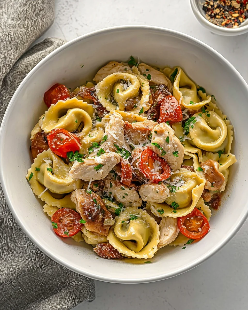 Skillet Chicken Tortellini for a Quick and Delicious Dinner - additional image
