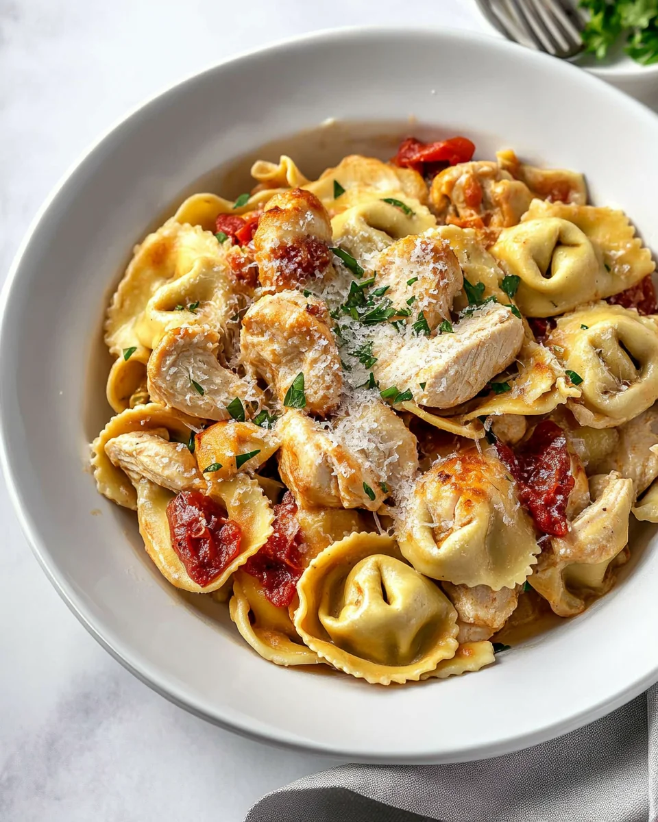 Skillet Chicken Tortellini for a Quick and Delicious Dinner - additional image