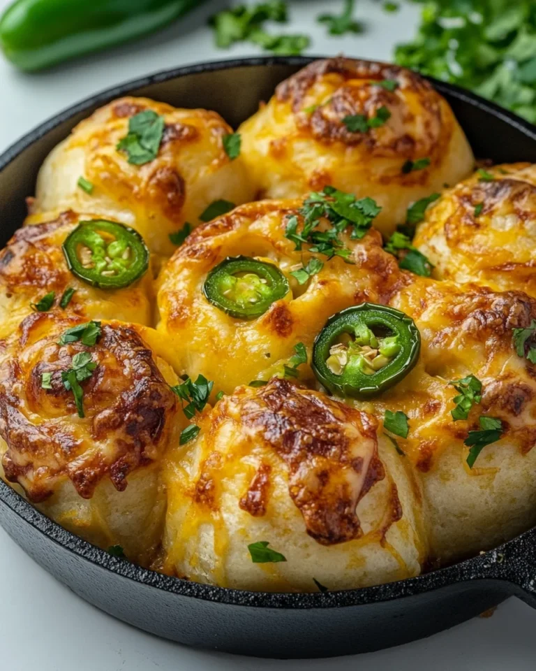 Skillet Jalapeno Popper Rolls: Delicious and Cheesy Comfort Food