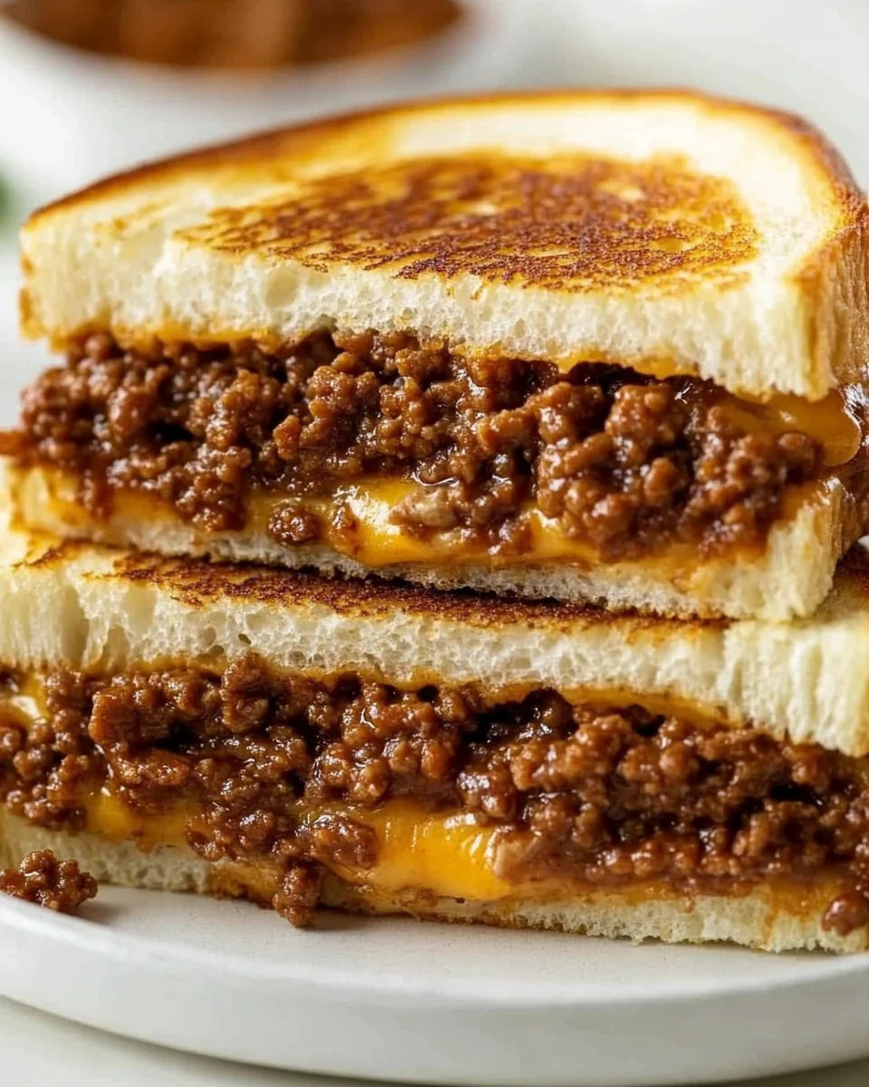 Simple Sloppy Joe Grilled Cheese Delight - additional image