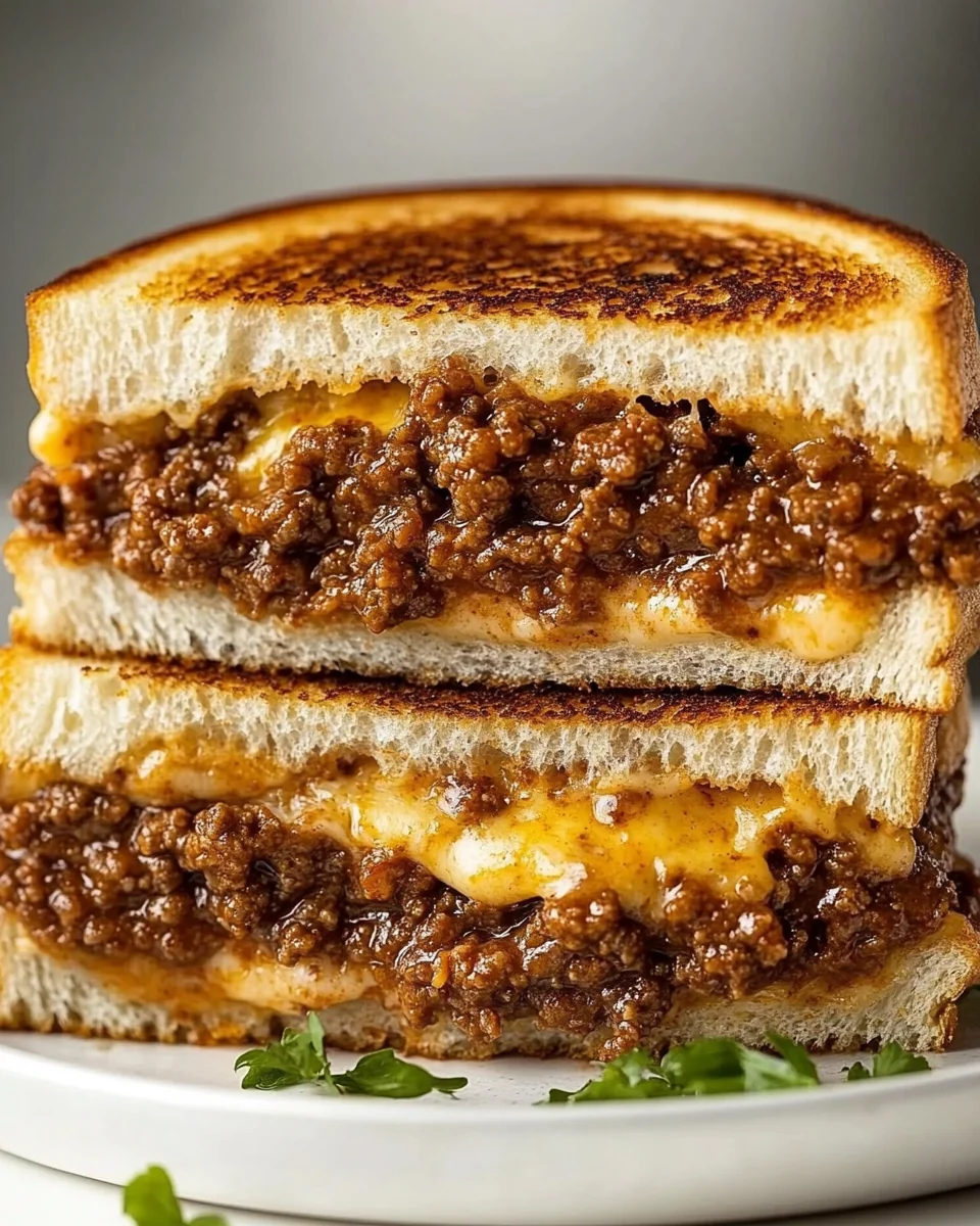 Simple Sloppy Joe Grilled Cheese Delight - additional image