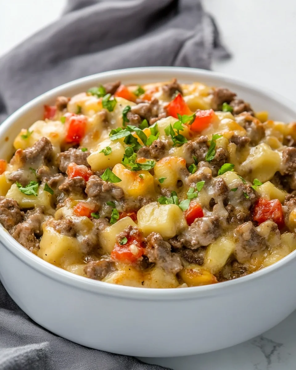 Homemade Philly Cheesesteak Casserole for Busy Days - additional image