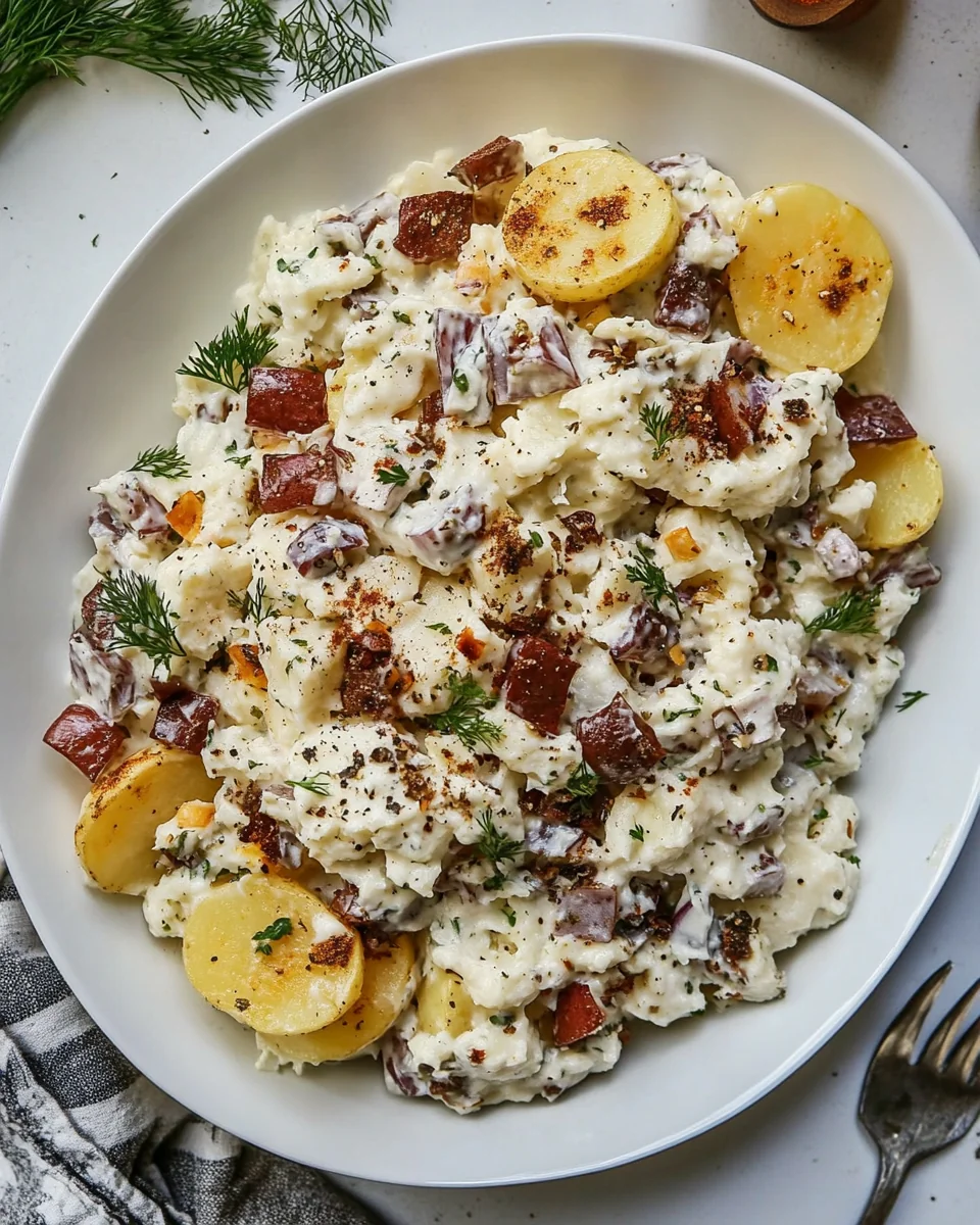 Fresh and Flavorful Smashed Potato Salad - additional image