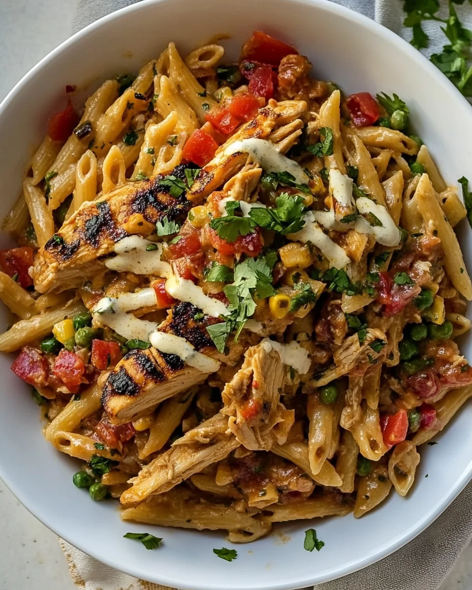 Savory Southwest Chicken Pasta Recipe - additional image