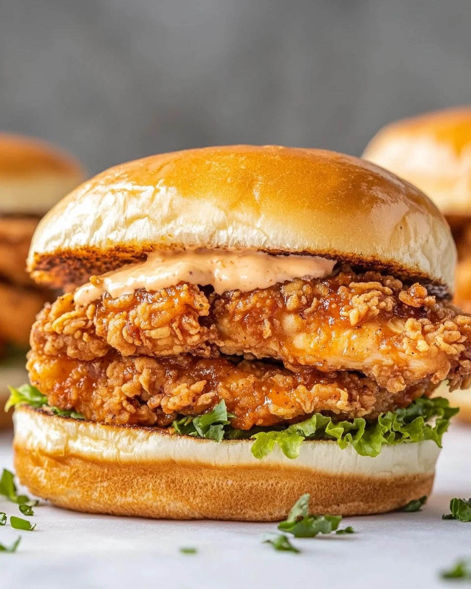 Spicy Homemade Chicken Sandwich - additional image