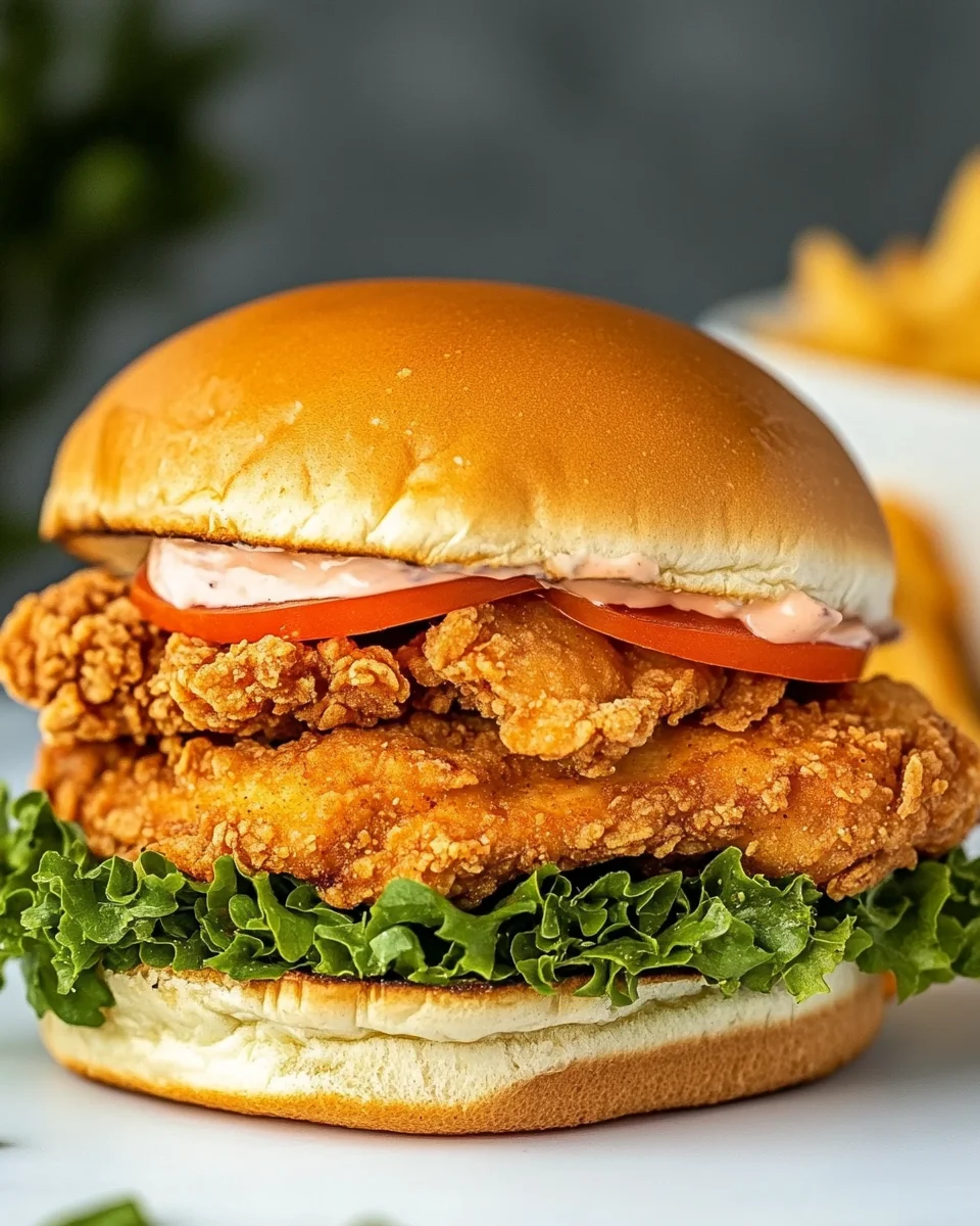 Spicy Homemade Chicken Sandwich - additional image