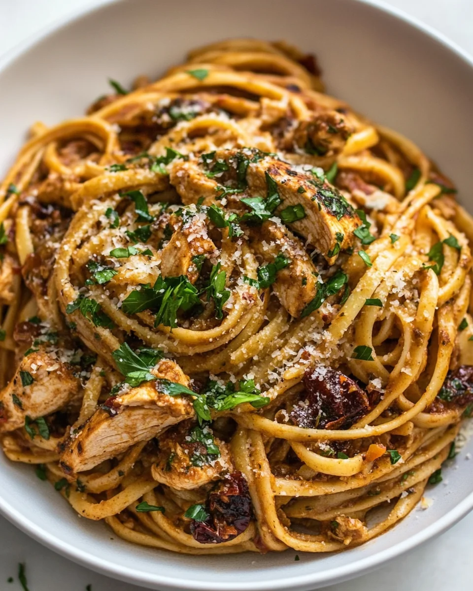 Spicy Tuscan Chicken Pasta Made Simple and Delicious