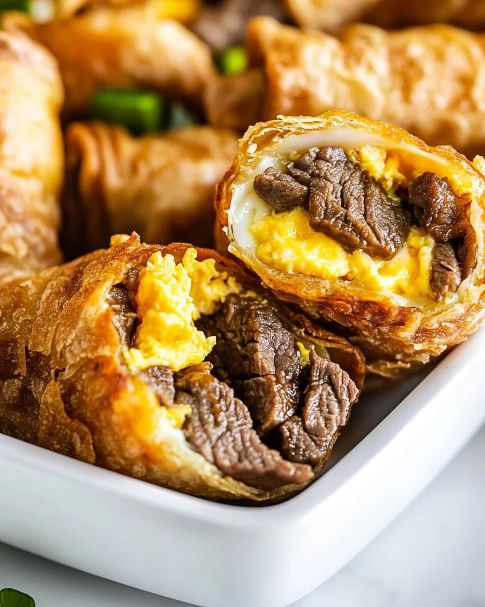 Savory Steak Egg and Cheese Egg Rolls - additional image