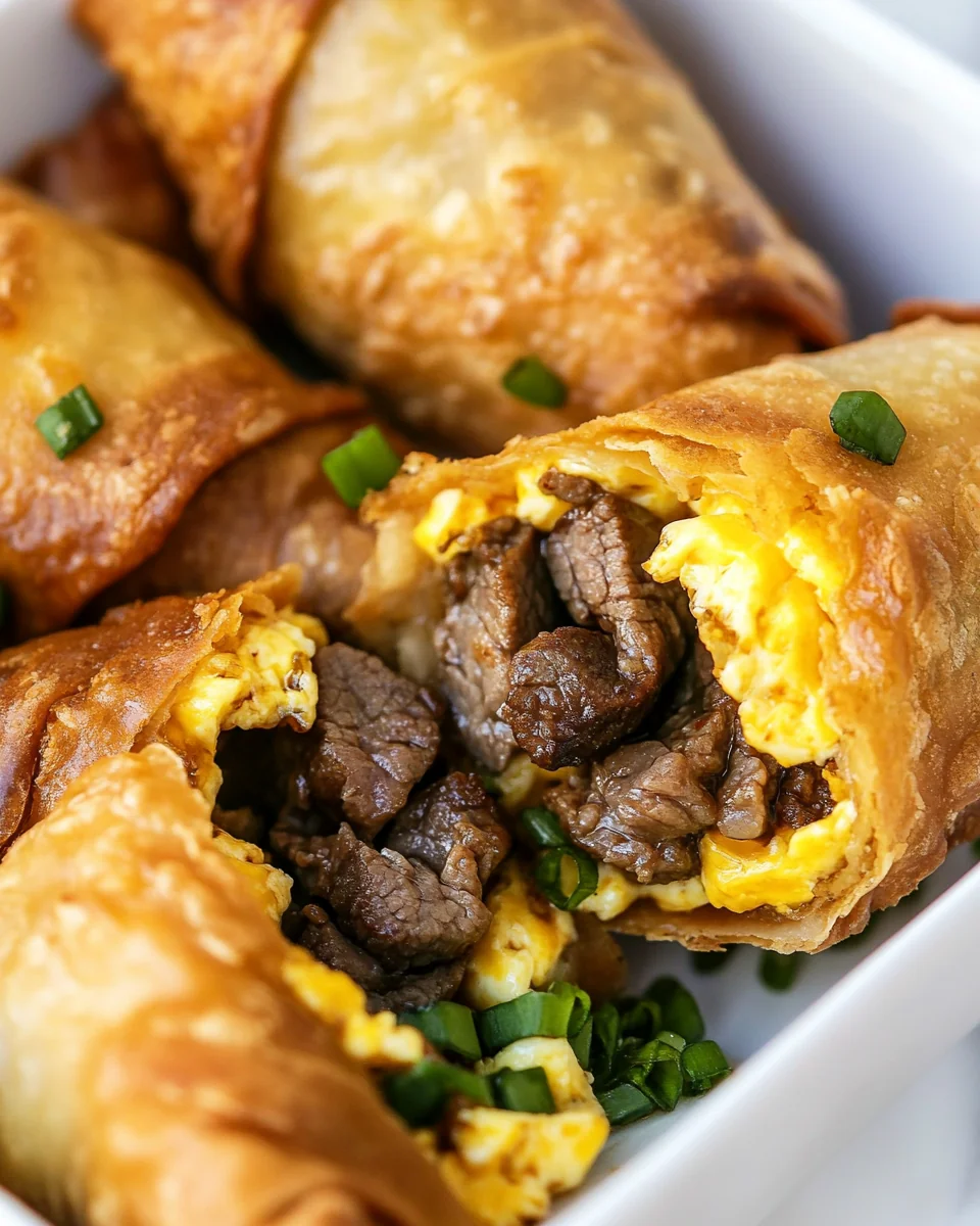 Savory Steak Egg and Cheese Egg Rolls - additional image