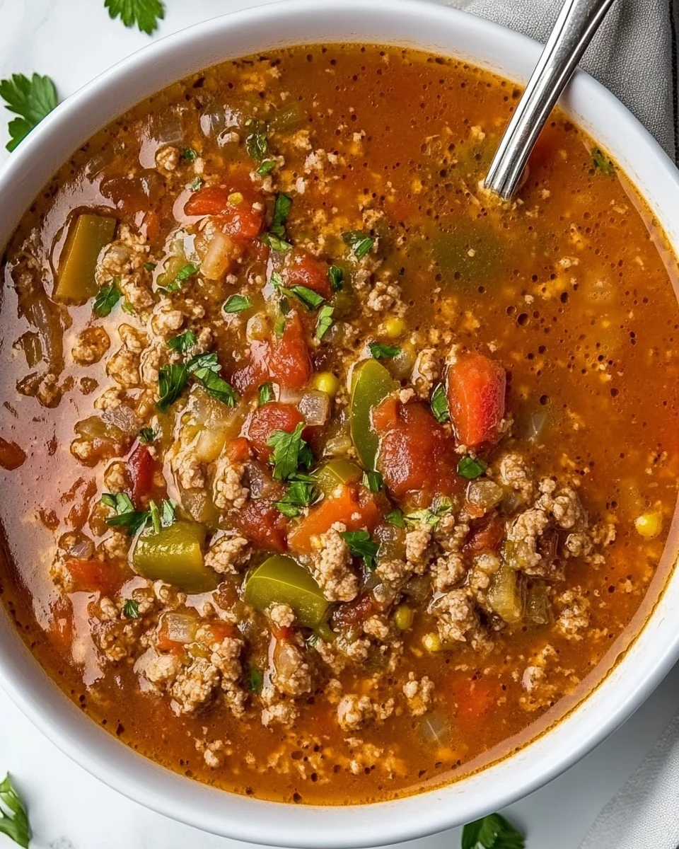 Classic Stuffed Pepper Soup That's Hearty and Delicious - additional image
