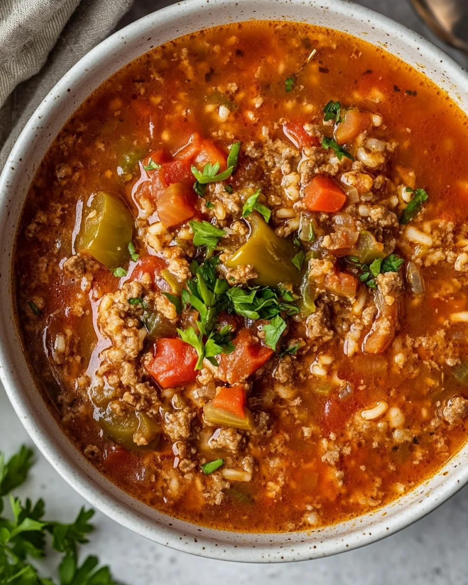 Classic Stuffed Pepper Soup That's Hearty and Delicious - additional image