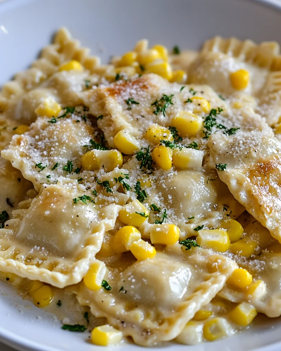 Delicious Sweet Corn Ravioli From Scratch