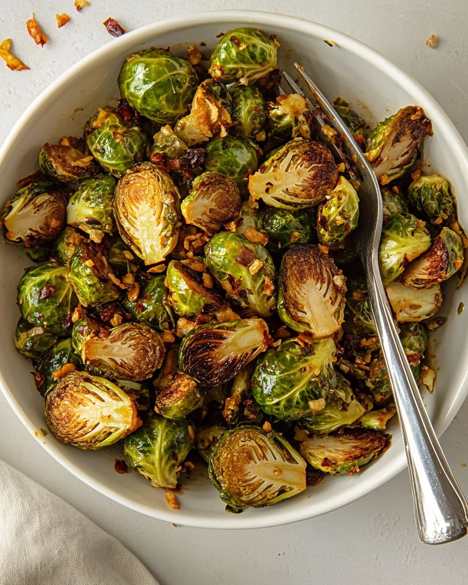 Sweet and Spicy Sriracha Brussels Sprouts - additional image