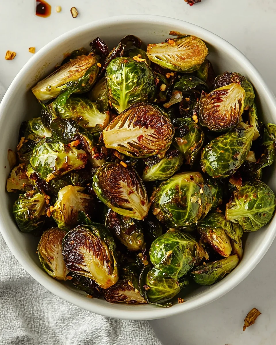 Sweet and Spicy Sriracha Brussels Sprouts - additional image