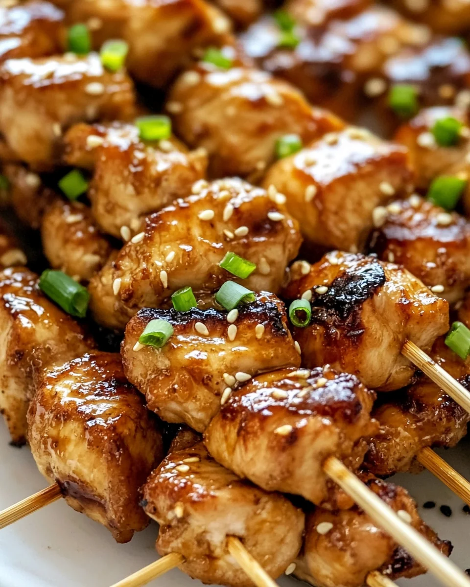 Simple Teriyaki Chicken Skewers for a Quick and Easy Meal