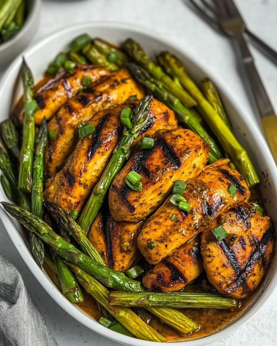 Simple Turmeric Black Pepper Chicken With Asparagus - additional image