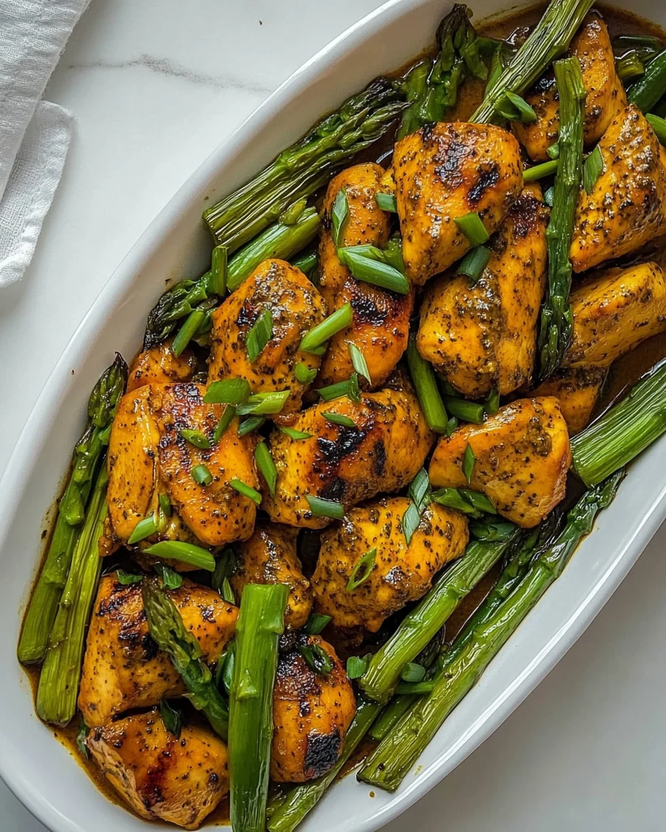 Simple Turmeric Black Pepper Chicken With Asparagus - additional image