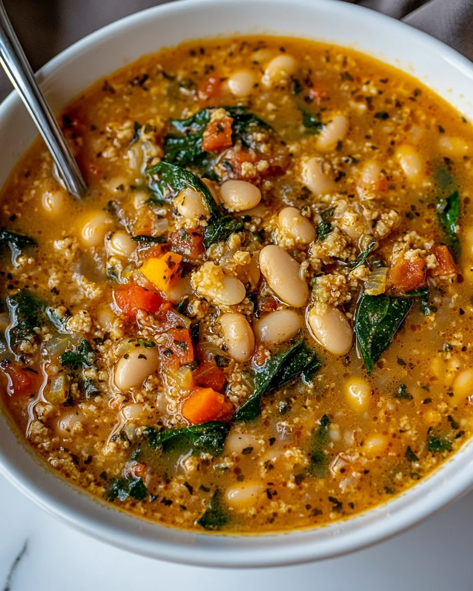 Simple Tuscan White Bean Soup Recipe - additional image