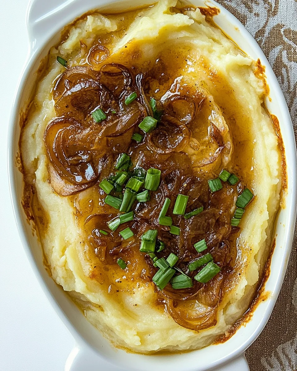 Savory Twice Baked French Onion Mashed Potatoes - additional image