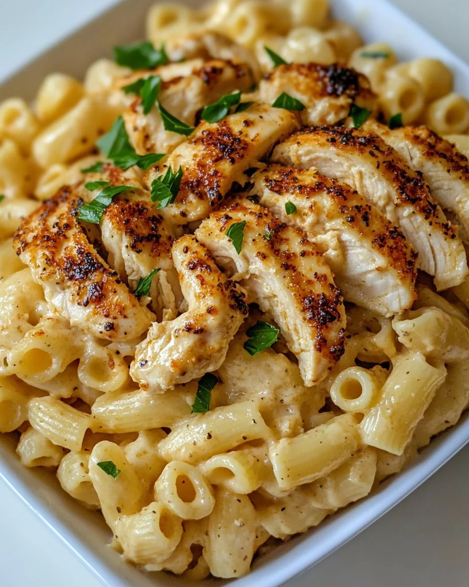 Creamy White Cheddar Chicken Pasta Recipe - additional image