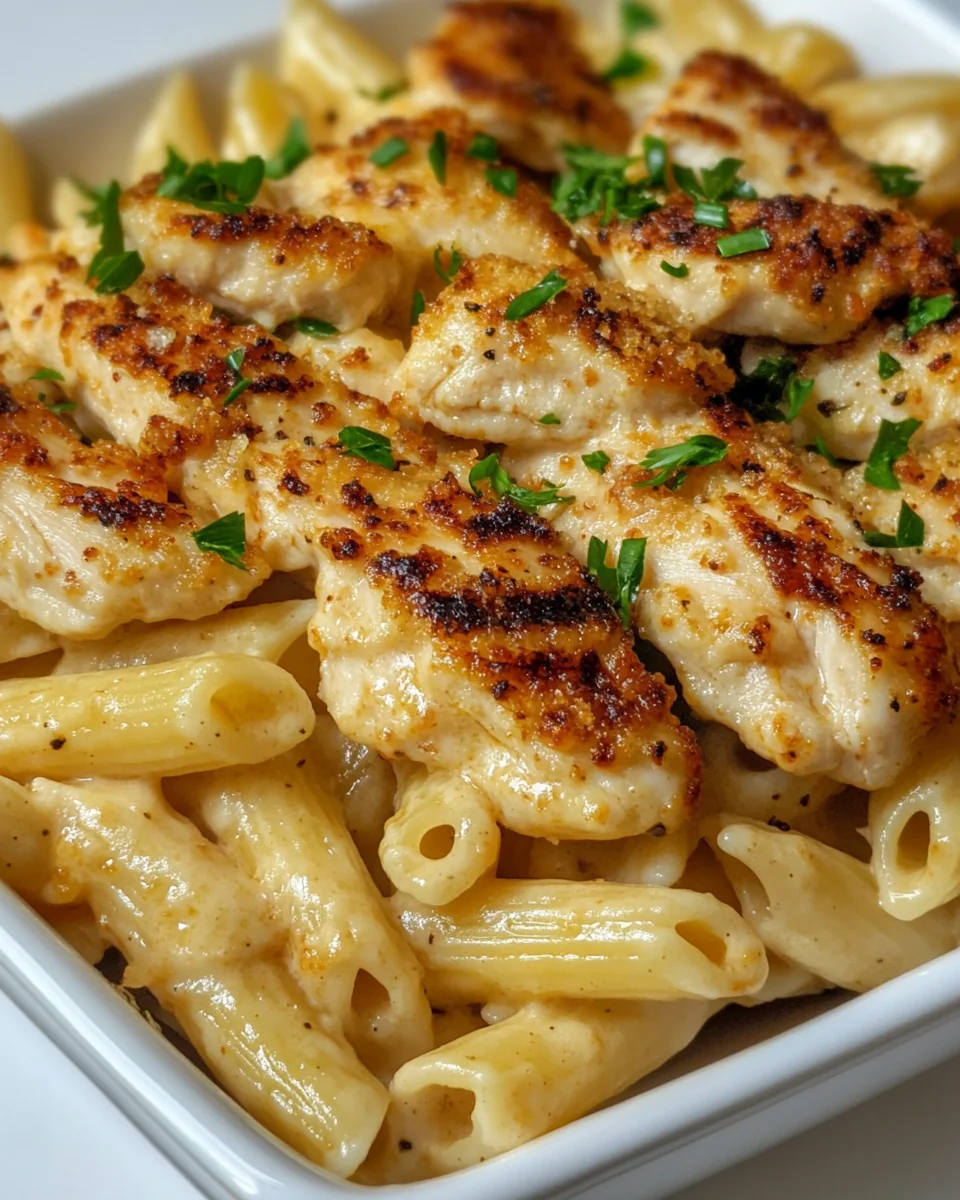 Creamy White Cheddar Chicken Pasta Recipe - additional image