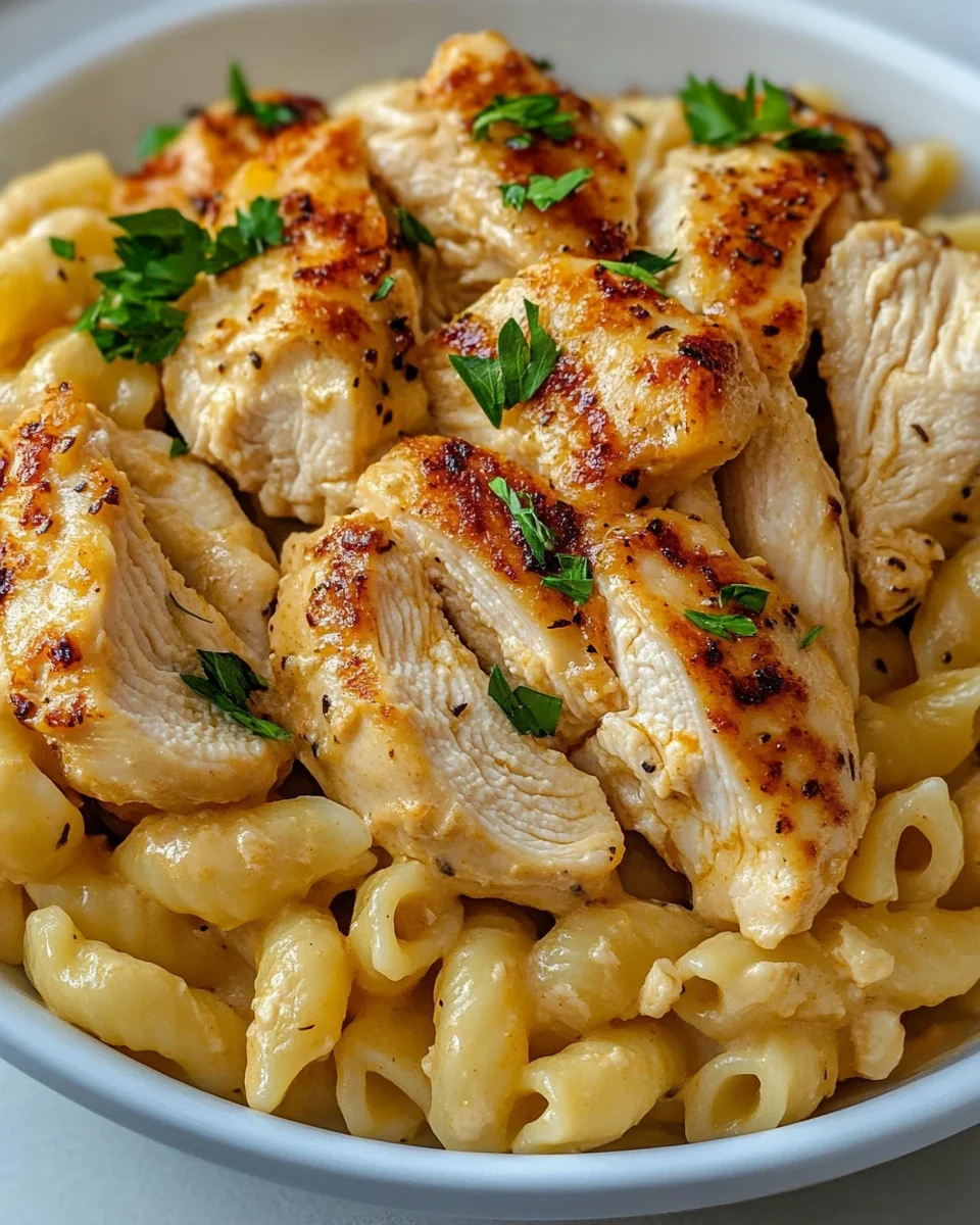 Creamy White Cheddar Chicken Pasta Recipe - additional image