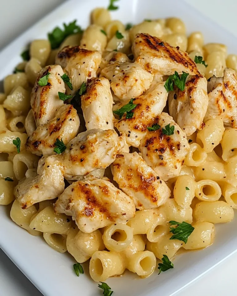Creamy White Cheddar Chicken Pasta Recipe