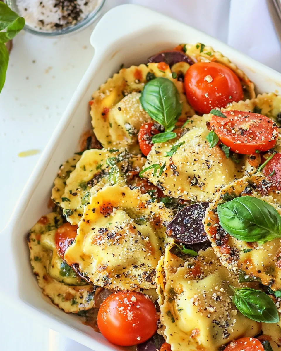 One Pan Ravioli Recipe