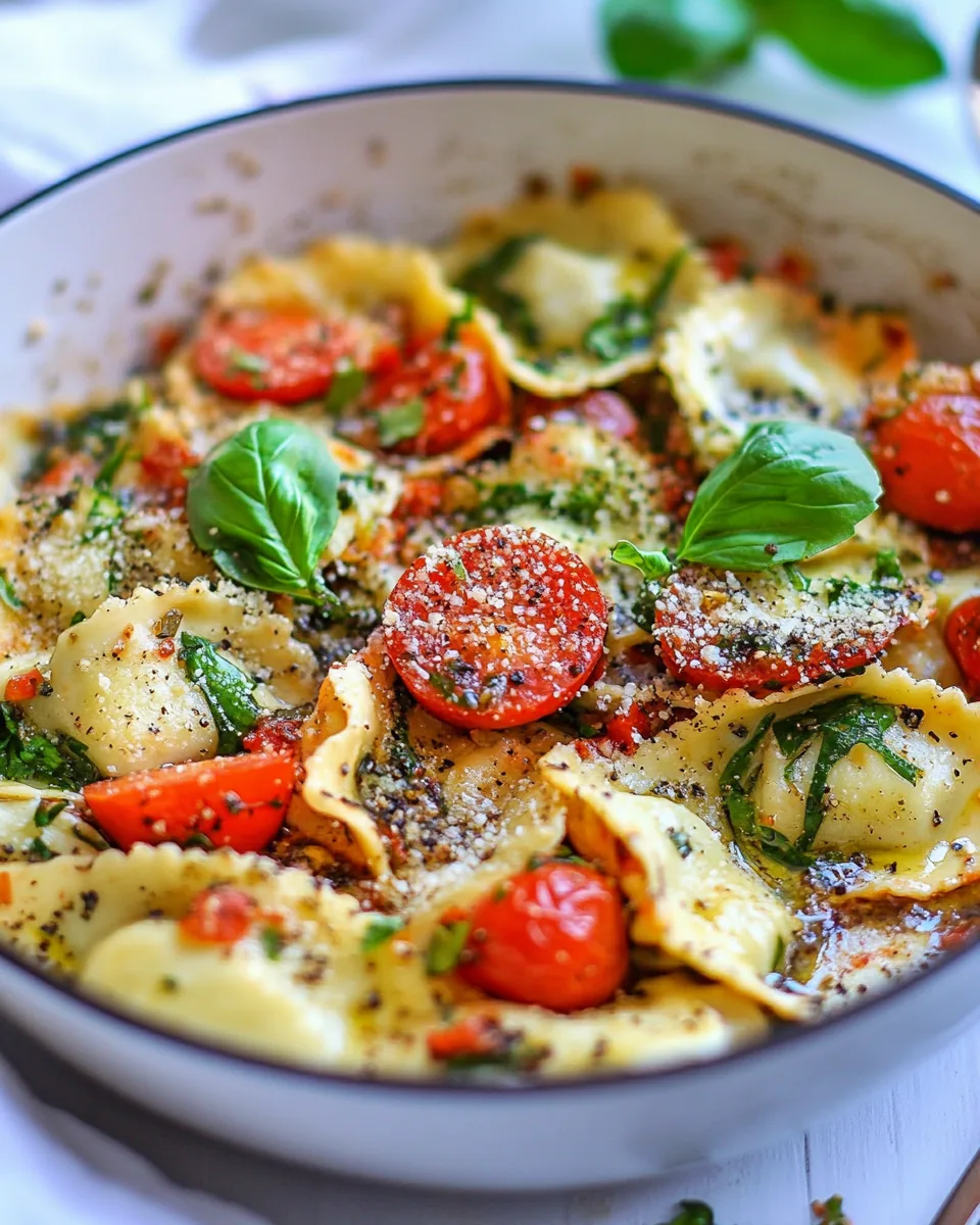 One Pan Ravioli Recipe