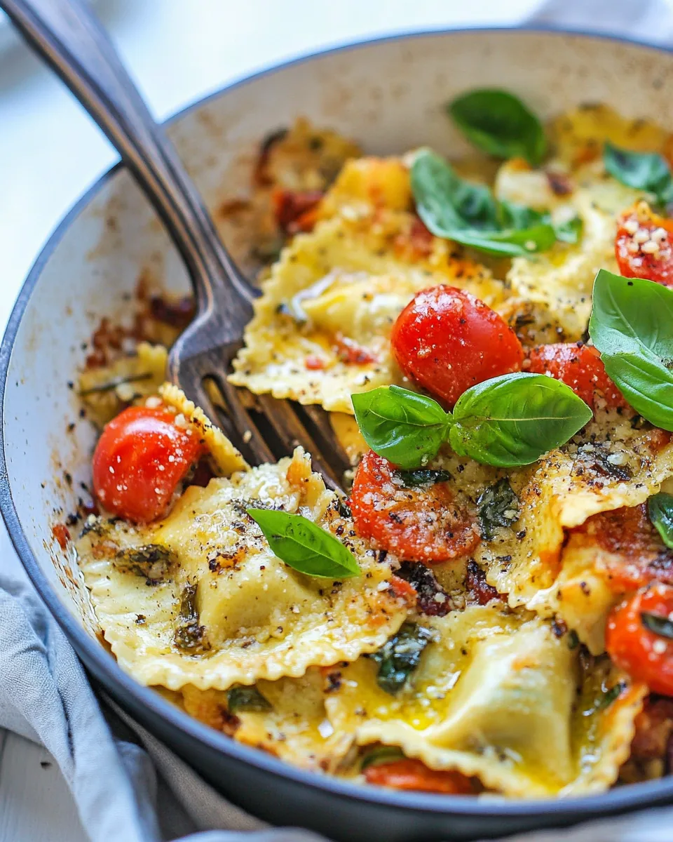 One Pan Ravioli Recipe