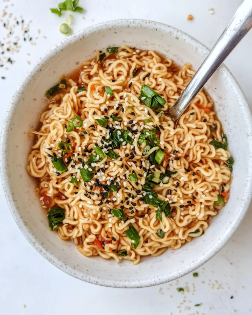 Sesame Ramen Noodles