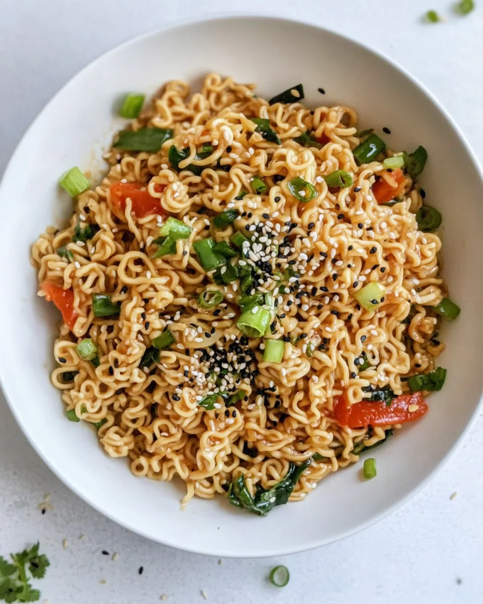 Sesame Ramen Noodles