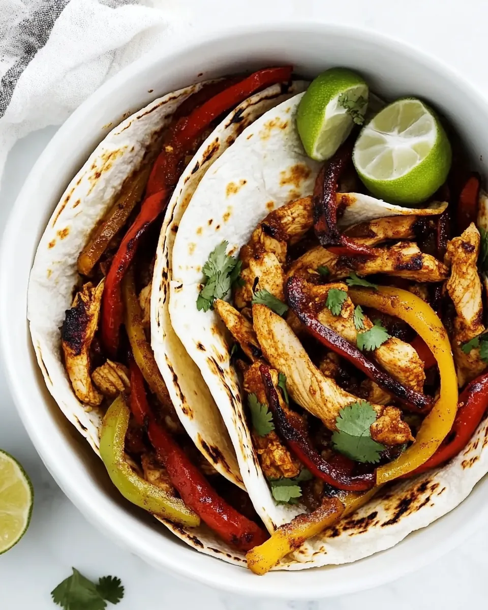 Air Fryer Chicken Fajitas