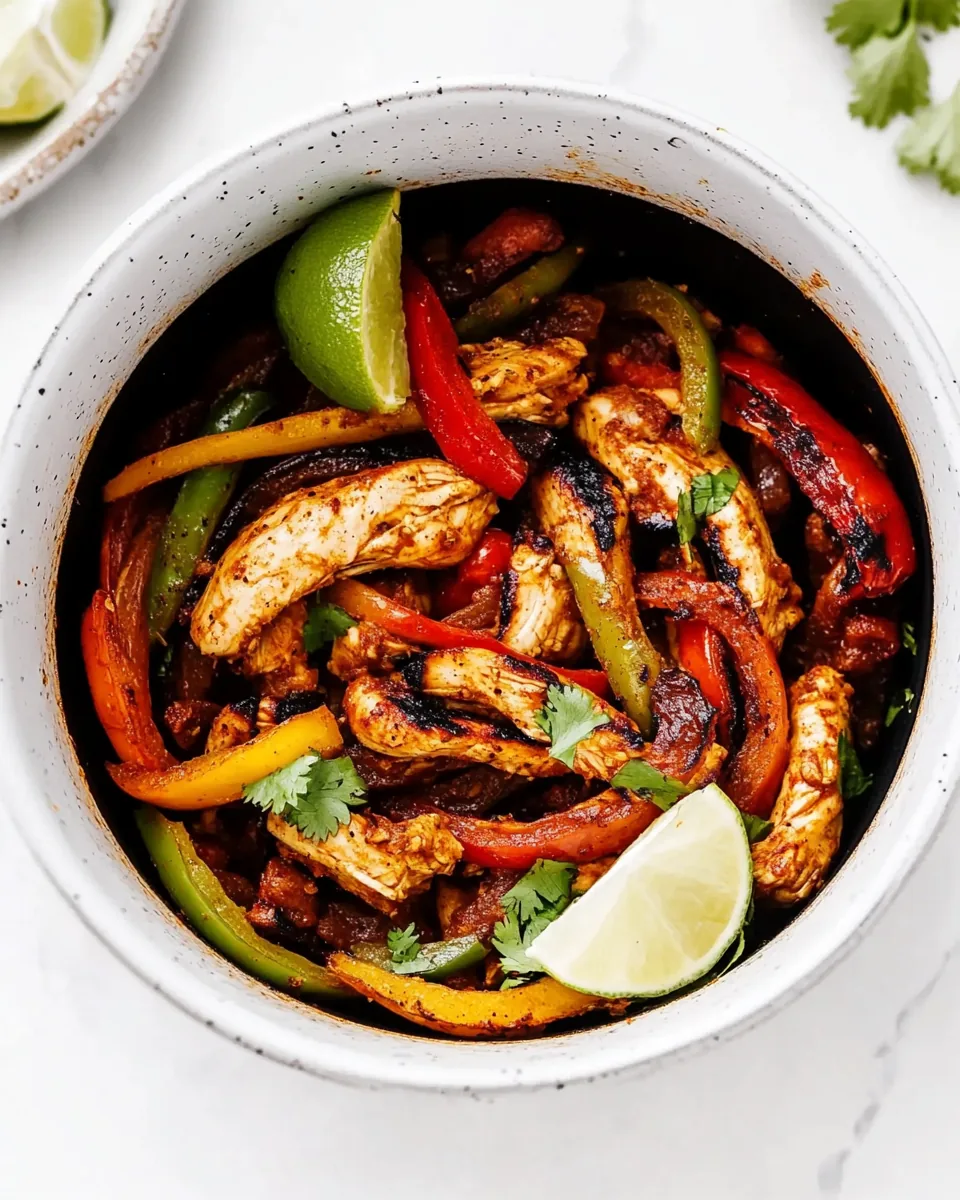 Air Fryer Chicken Fajitas