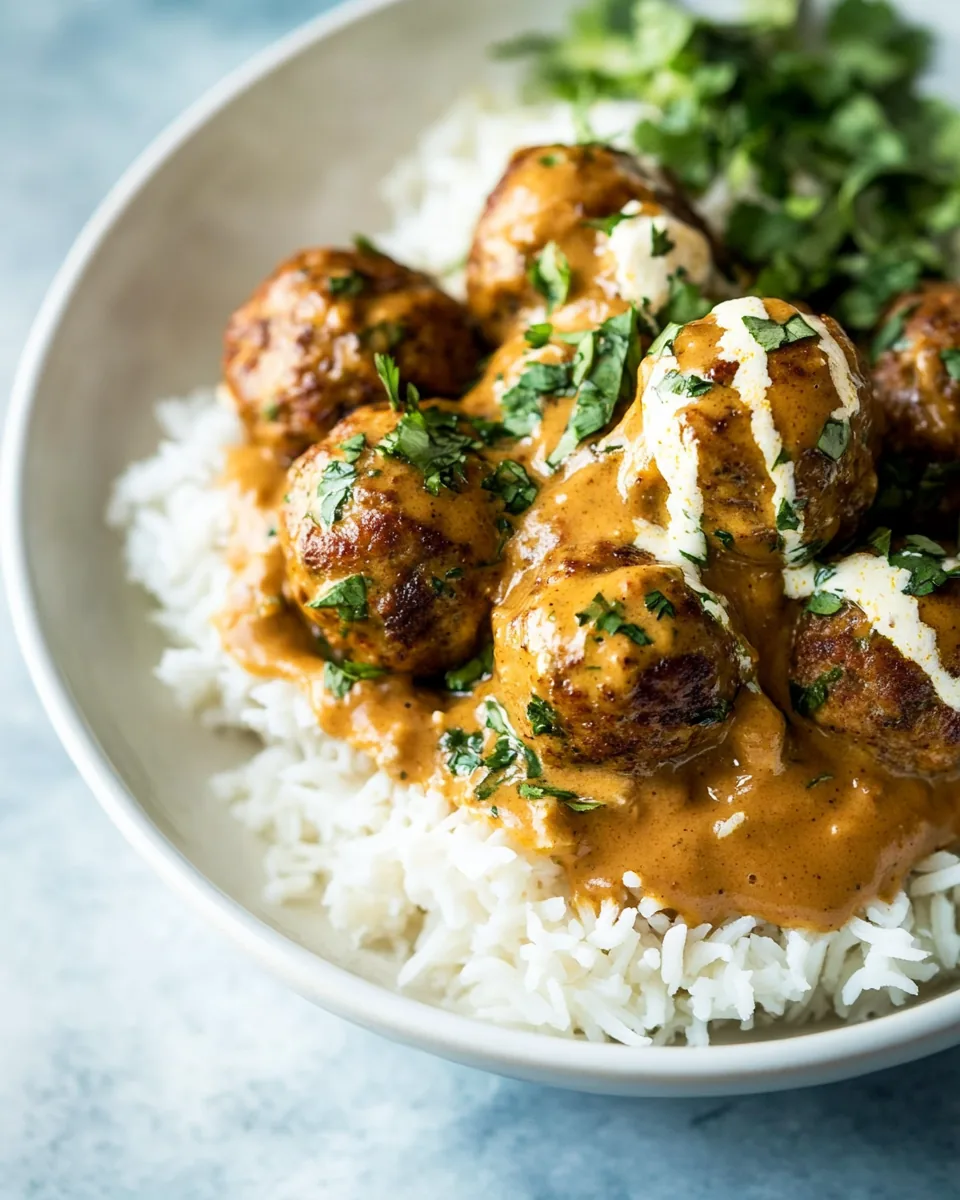 Butter Chicken Meatballs