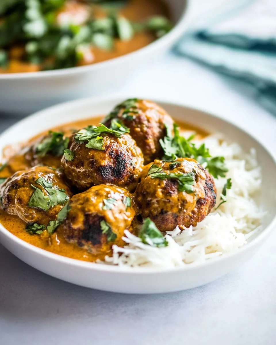 Butter Chicken Meatballs