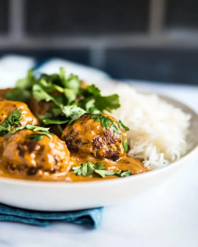 Butter Chicken Meatballs