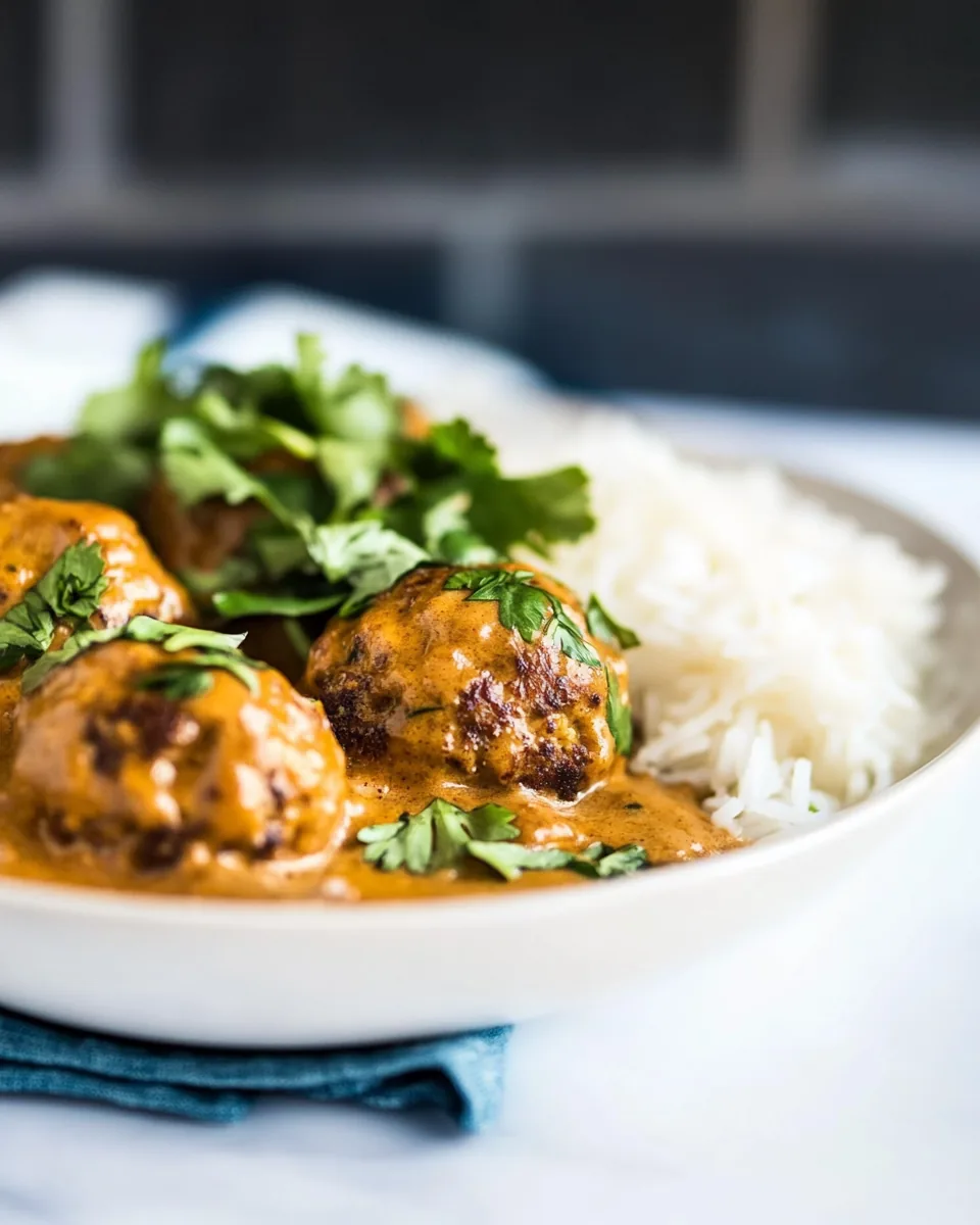 Butter Chicken Meatballs