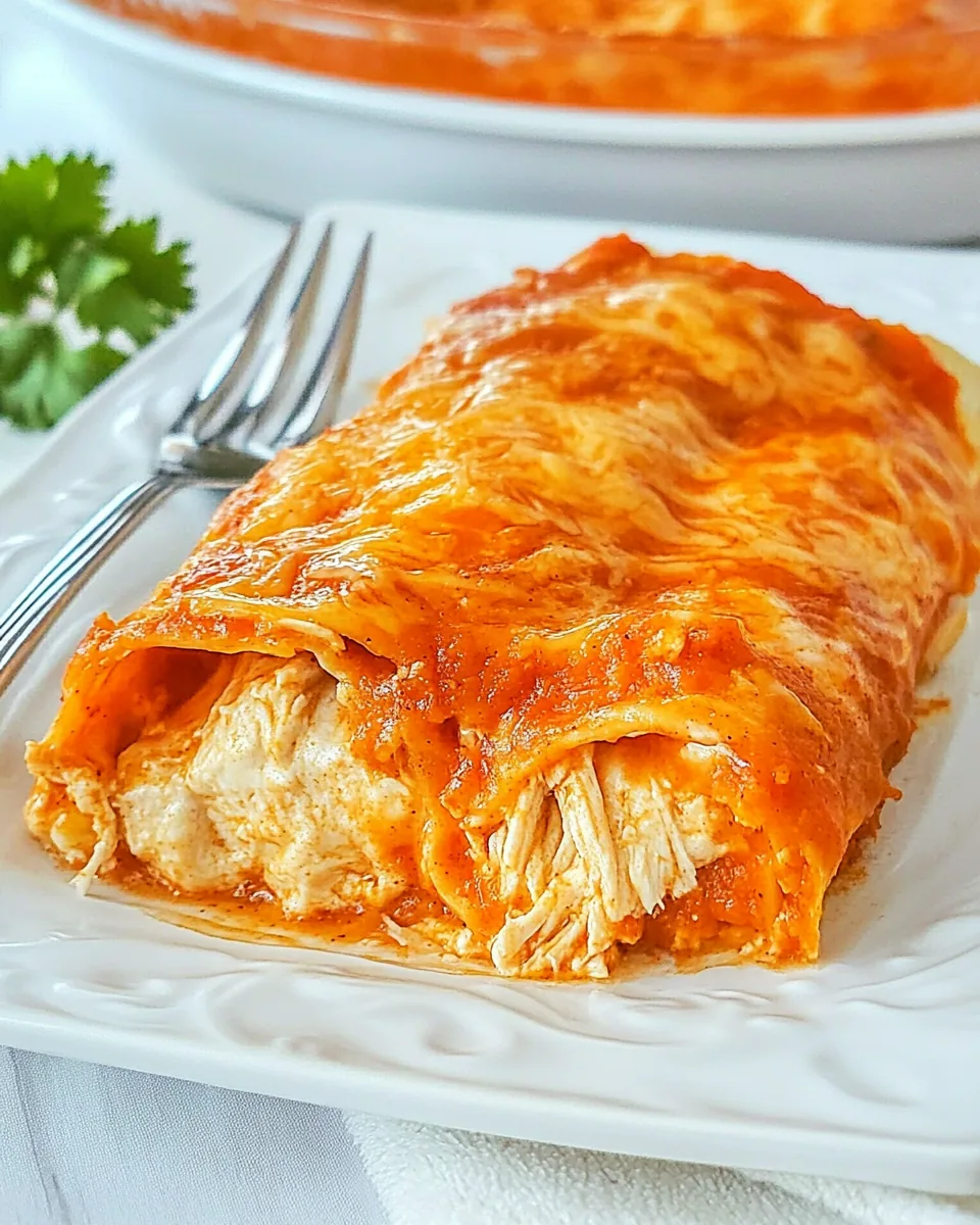 Sour Cream Chicken Enchiladas